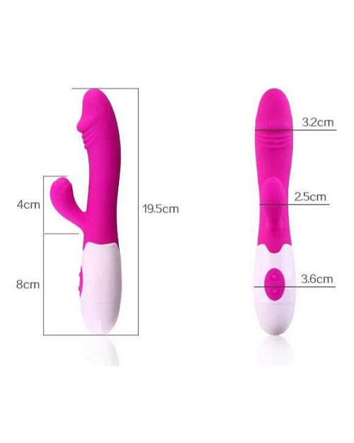 Rabbit Vibrator - Multi Speed Dual Head Discreet Vibrator