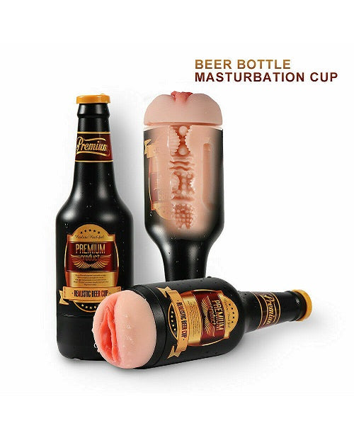 Beer Bottle Vibrating Masturbation Fleshlight