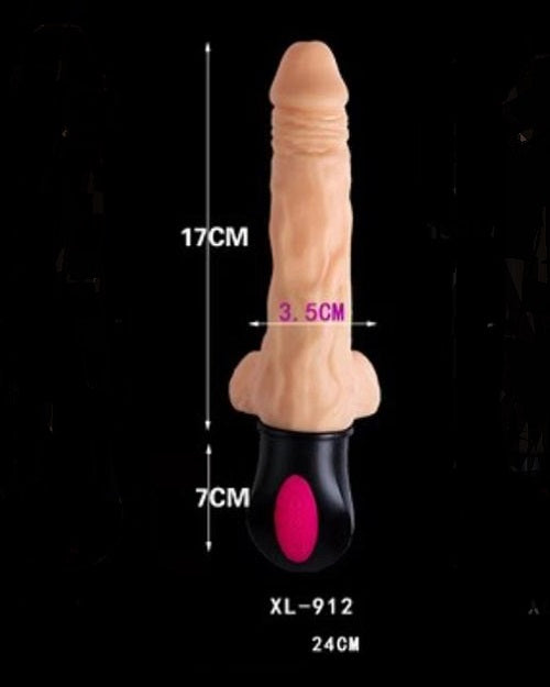 XINl V 12 Modes Realistic Vibrating Dildo Remote