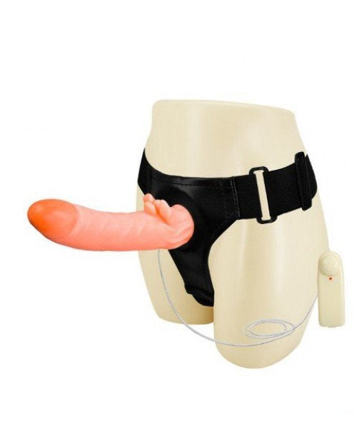 Strap On Dildo with Hallow Pocket Pussy Vibrator