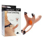 Hollow Strap-On Silicone Curved Dong – 5.7 inch