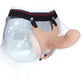 Hollow Strap-On Silicone Dildo with Adjustable Harness

