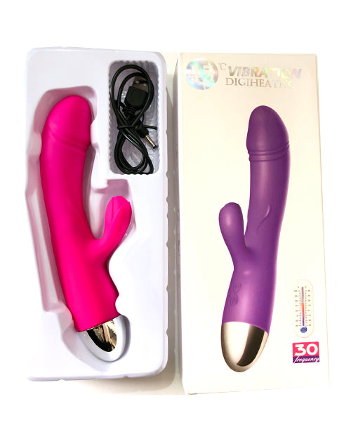 45 Degree C Warming Body Pleasures Vibrator and USB Rechargeable