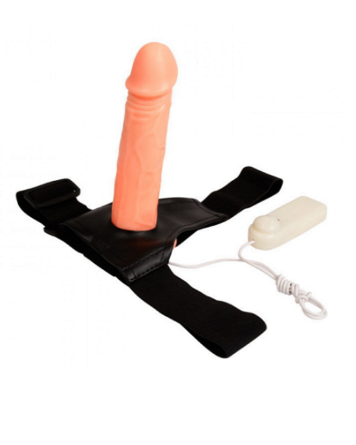 Hollow Strap On Dildo and Vibrator