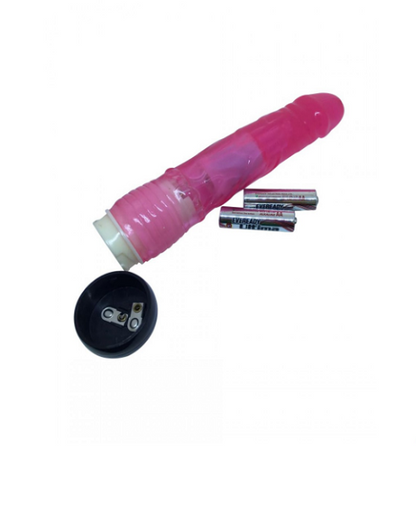 Jelly Vibrating Dildo -Pink