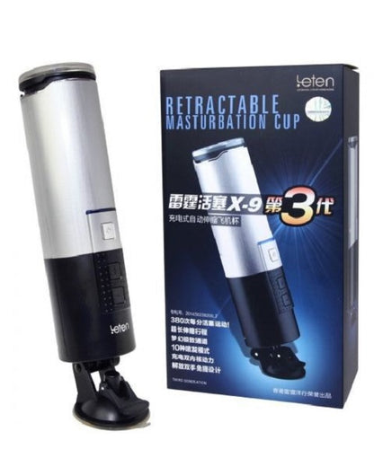 Leten Automatic (upto 380 strokes per min) Fun Retractable Masturbation Cup For Men