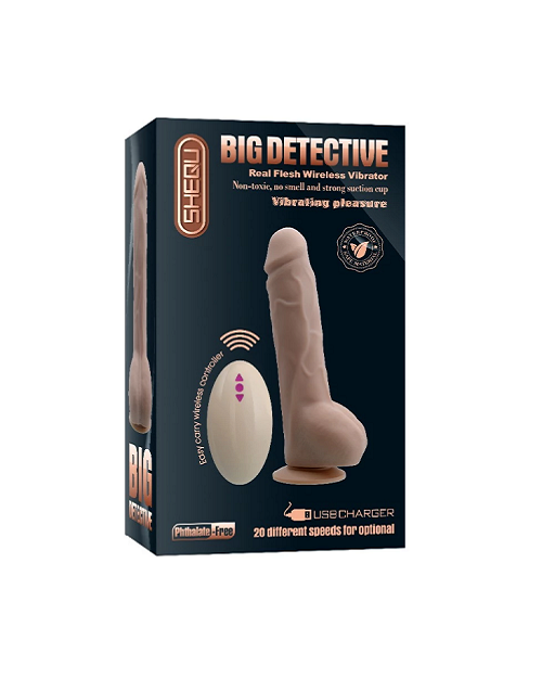 Big Detective Remote Controlled Vibrator