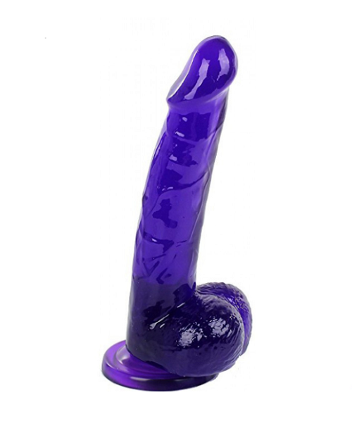 Fun purple realistic dildo