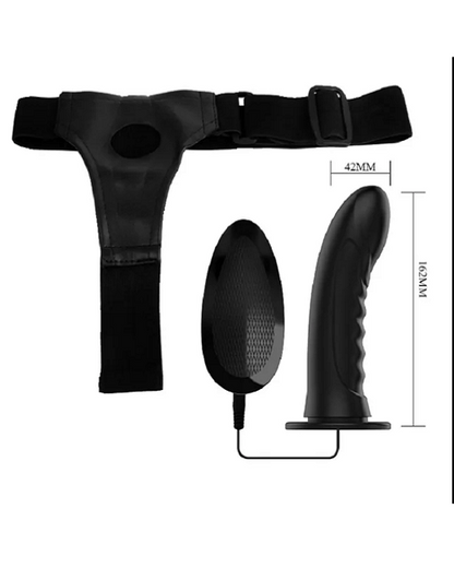 Pretty love Strap-on Silicone Dildo Vibrator.