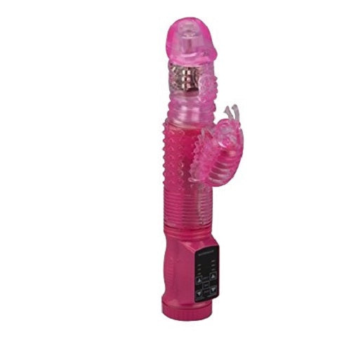 Pink butterfly rabbit vibrator 6 speed