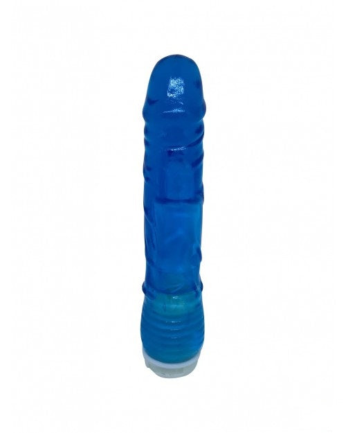 Jelly Vibrating Dildo -Blue